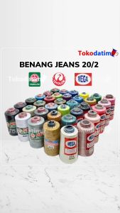 Benang Jahit Jeans 20/2 Yamalon Toyolon Mega per cone