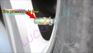 4PCS Indikator Tekanan Angin warning Valve Cap Tutup Pentil Ban Mobil Motor Tutup Pentil Ban Sepeda Mobil Tutup Pentil Indikator