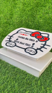 SEEA - BATU NISAN ANAK KARAKTER MOTIF HELLO KITTY GRANIT TILE 20x30 + PACKING KAYU