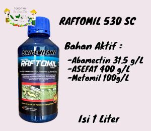Insektisida RAFTOMIL 530 SC isi 1 Liter Pembasmi Hama ulat grayak Ampuh