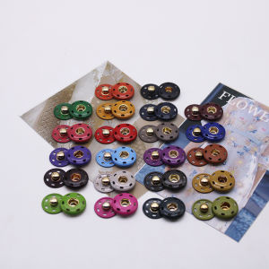 Metal Coat Invisible Button Mother-Child Buckle New Chinese Style Windbreaker Childrens Clothes Press Button Home Fabric Sewing DIY