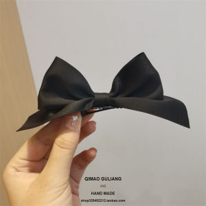 Cute Butterfly Knot 3D Hair Accessories Black Versatile Fairy Girl Hair Clips Red Top Clips Female Children Bangs Clips
