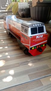 Mainan kereta api kayu cc206 (kemerdekaan) - Mainan karakter & Barang koleksi - Merah putih - Kereta api model - Penggunaan indoor.