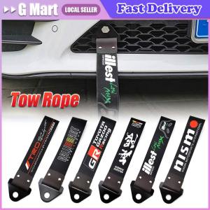JDM Car Towing Hook Racing Sports Tow Strap Bumper Traction Rope Trailer Hook Motorcycle Trendy Decorative for NOS AKINA HKS