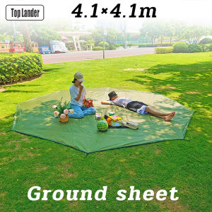 4x4 Large Groundsheet Camping Polygonal Waterproof Ground Sheet 3x3 Octagonal Footprint Hexagonal Picnic Mat Big Floor Mat for Tent