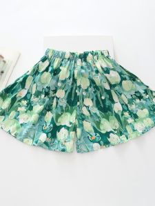 Quần Short Vải Lụa Cotton Thời Trang Cho Bé Gái Mùa Hè Quần Áo Trẻ Em Thoáng Khí Mát Mẻ Đi Biển Quần Áo Trẻ Em Mỏng