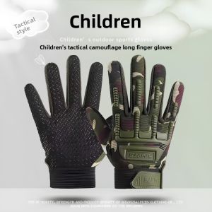 Childrens Tactical Gloves for Outdoor Activities Anti-Slip
