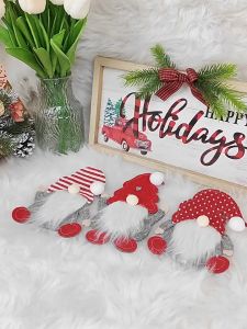 CPY Christmas Cutlery Holder Knife Fork Pocket Bags Xmas Tableware Cover Dinner Christmas Decorations