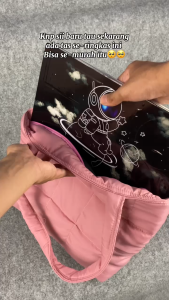 Tote Bag Wanita Puffy Muat Laptop Totebag Kuliahan / Sekolahan (Tebal & Kuat) - By Hana