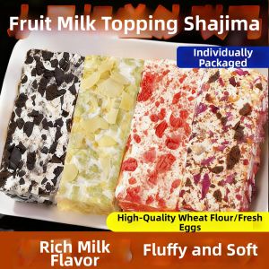 Traditional Sachima with Nuts and Milk Cap Flavor Handmade Snack Independently Packaged