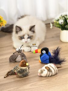 GiGwi Cat Toy Realistic Mouse Sound Making Interactive Kittens Plaything Self Entertaining Noise Producing Pet Supplies
