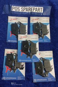 PAKET 5PCS DISPED DISPAD KAMPAS CAKRAM DEPAN HONDA MATIC VARIO CBS BEAT VARIO 110 125 SCOOPY SPACY GENIO BEAT STREET BEAT FI F1 BEAT NEW ESP MERK LOKALAN