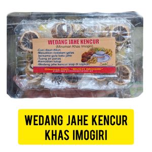 Wedang jahe kencur - wedang kencur jahe praktis - wedang praktis kotak isi 10 - oleh-oleh khas kota Jogja