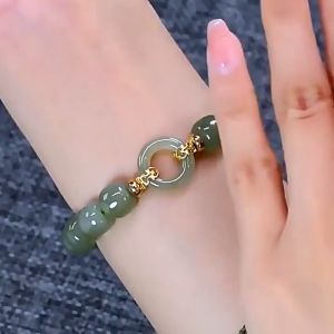 🔥Cadia👍 Natural Beaded Bracelet Women Bracelet Lucky Peanut Bracelet For Women Luxury Retro Bracelet Beads