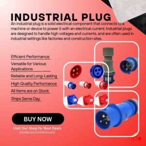 Industrial Plug - 3 Pins