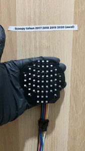 Lampu rem belakang running untuk Scoopy tahun 2017 2018 2019 2020 (awal) lampu stoplamp runniing 8 mode