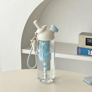 Cốc Nhựa Tritan Dung Tích Lớn Có Ống Hút Dung Tích Lớn Bền Chịu Nhiệt Di Động Cốc Nước Mới Cho Phụ Nữ