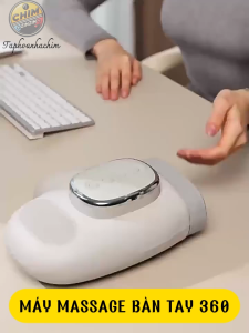 Máy Massage Bàn Tay 360 Nén Khí Thông Minh - Giảm Đau Mỏi Tay Cải Thiện Tuần Hoàn Máu Sưởi Ấm Thư Giãn
