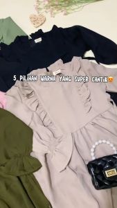 Aiztore.id - Pakaian Muslim Anak Perempuan Terbaru 2024 / Set Gamis Syari Anak Perempuan / SAKILLA