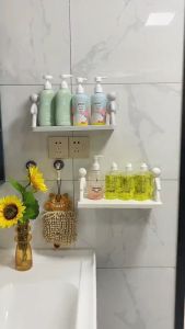 Kệ Dán Tường Đa Năng Hình Người Độc Đáo Nhựa PP An Toàn Kệ Treo Tường Trang Trí Hình Người Không Cần Khoan