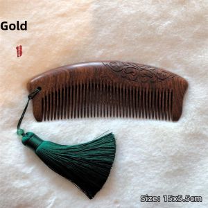 PAMPAS | Aromatic Anti-static Wooden Comb Natural Green Sandalwood