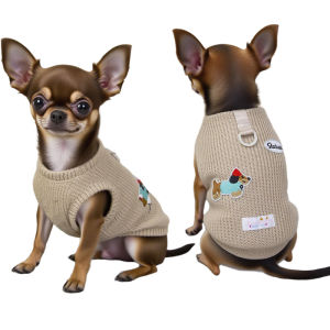Dog Sweater for Small Dogs Knitted Pullover Pet Apparel Winter Puppy Clothes for Chihuahua Yorkie
