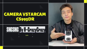Camera trong nhà Wifi Vstarcam CS995DR 4MP 2 mắt xemBáo độngđàm thoại có màu ban đêm