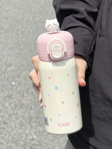 Cốc Nước Mini Bằng Thép Không Gỉ Dễ Thương Cho Trẻ Em Và Phụ Nữ Cốc Đựng Nước Di Động Cốc Đựng Nước Bằng Thép Không Gỉ