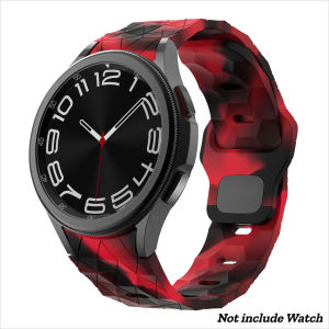 Silicone Strap for Samsung Galaxy Watch 6Classic 47mm 43mm 4Classic 42mm 46mm Bracelet for Galaxy Watch 7/6/4/5 Pro 45mm 40 44mm