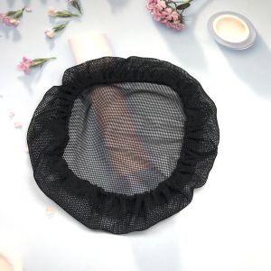 Black Full-Head Hairnet for Sleeping And Bathing Prevents Messy Hair Doctor And Nurse Style Hairnet by Malt Brand