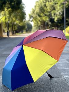 Thảm Đen Dày Gấp Ba Màu Cầu Vồng Chống Nắng Chống Tia UV Cho Nam Và Nữ Dùng Trong Nhà Và Ngoài Trời