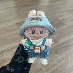 Labubu Vinyl Clothing Set for 17cm Dolls Spring Summer Outfit High Energy Front Design Casual Outdoor Style Doll Clothes