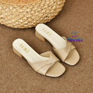 4094 Heels Wanita Fashion Sepatu Kantor Formal Pesta Modis Bisa COD