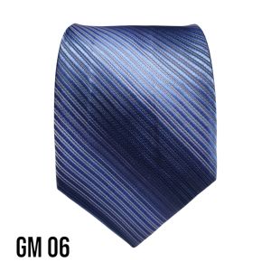 Dasi Manual Salur Motif Gradasi Lebar 7.5 cm untuk Pria wanita