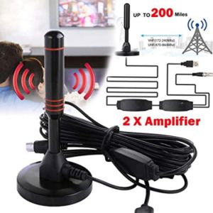 เสาอากาศทีวี เสาอากาศ Active เสาอากาศทีวีดิจิตอล เสาอากาศดิจิตอล เสาอากาศ digital tv เสาอากาศทีวี digital รุ่น(ขั้วต่อ USB+9.5 สีดำ) เสาอากาศ ทีวี - Lazada