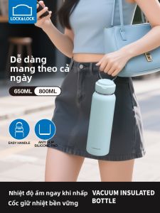Lock&Lock | Bình Nước Cách Nhiệt Đơn Giản Dành Với Màu Sắc Pastel