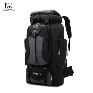 LouisWill 70L Hiking Backpack Large Capacity Backpack Outdoor Bicycle Riding Water Bag Hiking Backpack Riding Backpack Ultralight Bicycle Backpack Outdoor Water-repellent Backpack