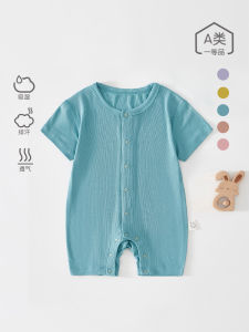 Newborn Baby Summer Lightweight Short Sleeve Onesie Modal Clothing Boys Girls Baby Clothes Air Conditioning Suit Baby Romper