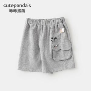 Summer Casual Knitted Shorts Baby Clothes for Boys And Girls Thin Cotton Elastic Waist Pants Childrens Clothing Kaka Panda