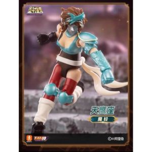 [12cm] BLOKEES SAINT SEIYA Galaxy Version Unicorn Jabu Eagle Marin Golden Saint Building Blocks Movable Toys