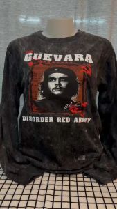 เสื้อยืดสีฟอกผ้าฝ้าย100% ลายสตรีท สไตล์วินเทจ แฟชั่นผู้ชาย/ผู้หญิง ไซส์ S/M/L/XL