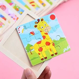 40 Designs Kids wooden  Educational Animal Ji saw Puzzle  Game for Toddler Children Learning  Toys