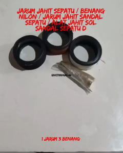 Benang Jahit Sepatu 10 – 15 Meter Dan Jarum Jahit Sol Sepatu Sandal Serbaguna D