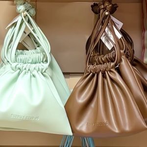 Sunnies Studios Dumpling Pouch (Leather Drawstring Pouch)