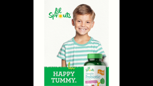 LIL SPROUTS KIDS PROBIOTICS 6 BILLION CFU 200 CHEWABLES IMPORTED FROM USA
