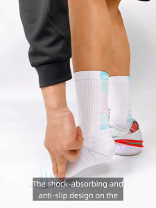 Towel Bottom Basketball Socks Sweat absorption Sports Socks Cotton Breathable Running Socks