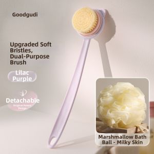 Goodgudi | Long Handle Soft Bristles Bath Brush