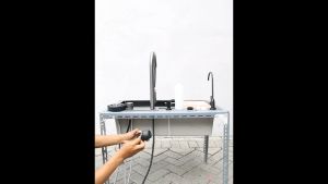 HOMENEEDS Paket Lengkap Kran Sink Wastafel Bak Cuci Piring Kitchen Sink JS-116