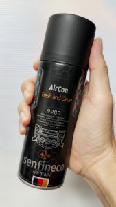 AirCon Fresh and Clean Senfineco 200ml สเปรย์ฟอกอากาศบำรุงล้างแอร์รถยนต์ดับกลิ่น นำเข้าจากเยอรมันแท้