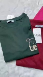 Áo thun nữ from rộng tay lỡ cổ tròn chất liệu cotton loại 1 co dãn thoáng mát thấm hút tốt